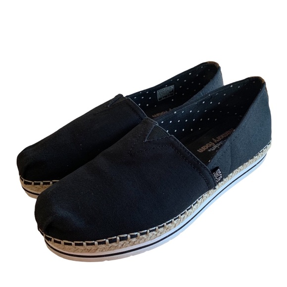 Skechers Shoes - Sketchers Bobs Espadrille High Jinx Shoes Black